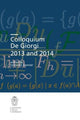 Book cover of: Colloquium De Giorgi 2013 and 2014. By: Umberto Zannier
