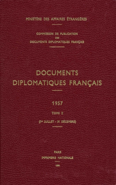 Book cover of: Documents Diplomatiques Francais