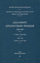 Book cover of: Documents Diplomatiques Francais