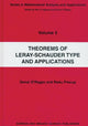 Book cover of: Theorems of Leray-Schauder Type And Applications. By: Donal O'Regan