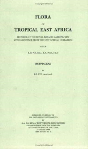 Flora of Tropical East Africa - Ruppiaceae (1989)