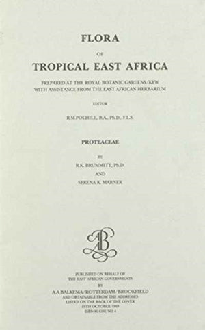 Flora of Tropical East Africa - Proteaceae (1993)