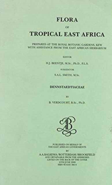 Book cover of: Flora of Tropical East Africa - Dennstaetiacea (2000). By: R. M. Polhill