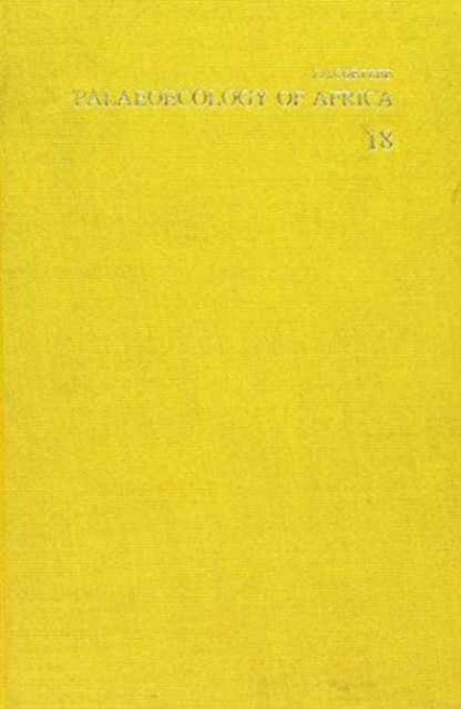 Book cover of: Palaeoecology of Africa, volume 18. By: J. M. Coetzee
