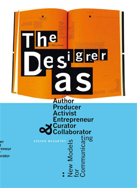 Book cover of: Designer As…. By: Steven McCarthy