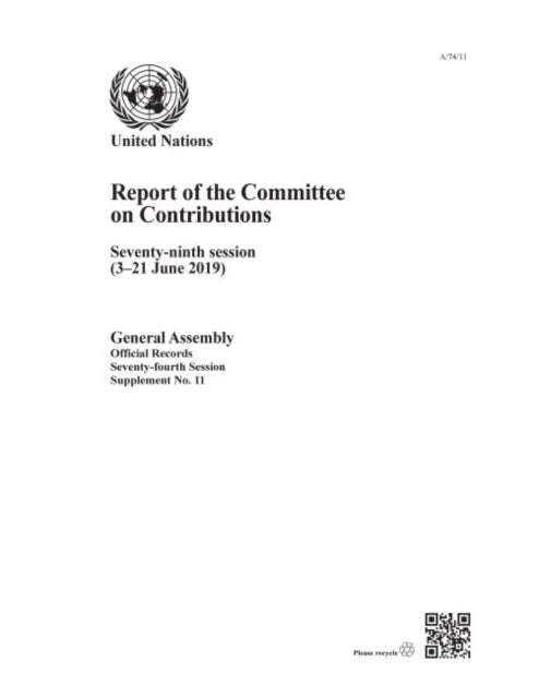 Book cover of: Report of the Committee on Contributions. By: United Nations Publications