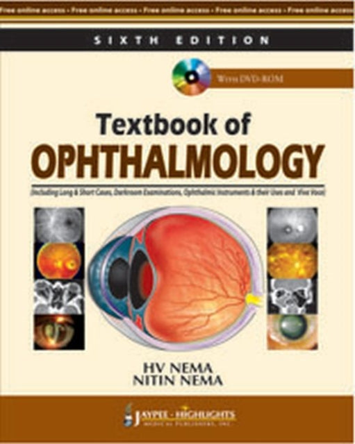 Book cover of: Textbook of Ophthalmology. By: H. V. Nema