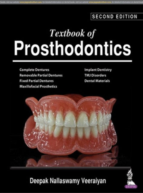Book cover of: Textbook of Prosthodontics. By: NALLASWAMY