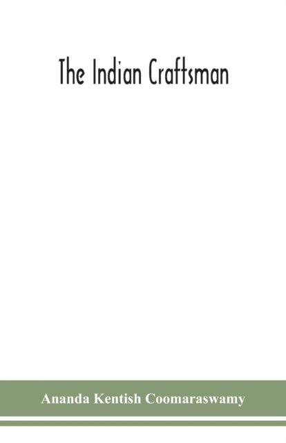 Book cover of: Indian craftsman