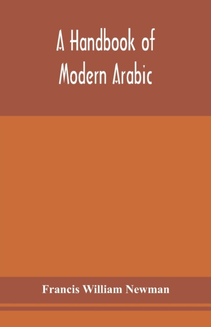 Book cover of: handbook of modern Arabic