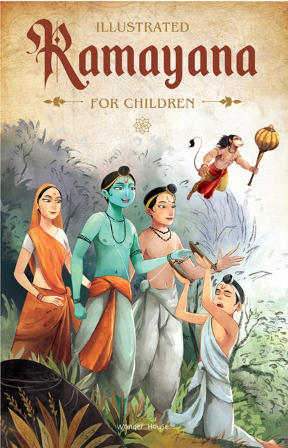 Book cover of: Illustrated Ramayana For Children. By: Shubha Vilas