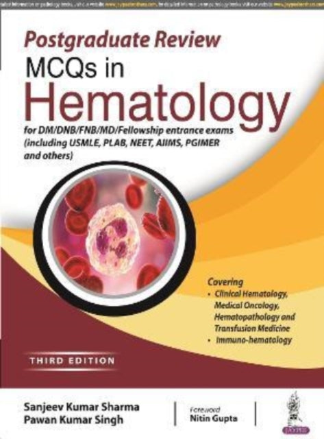 Book cover of: Postgraduate Review: MCQs in Hematology. By: Sanjeev Kumar Sharma