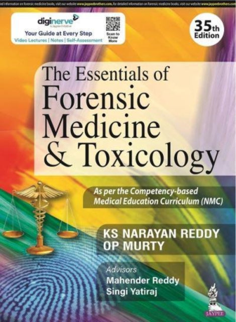 Book cover of: Essentials of Forensic Medicine & Toxicology. By: K. S. Narayan Reddy