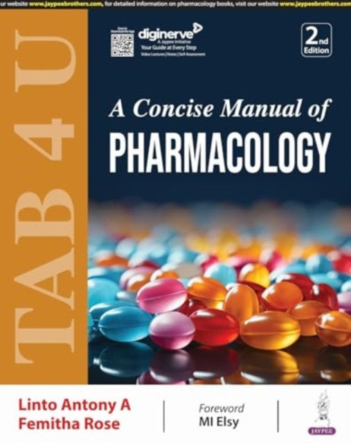 Book cover of: Concise Manual of Pharmacology. By: Linto Antony A