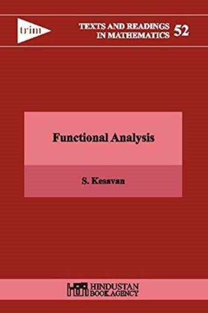 Book cover of: Functional Analysis. By: S. Kesavan