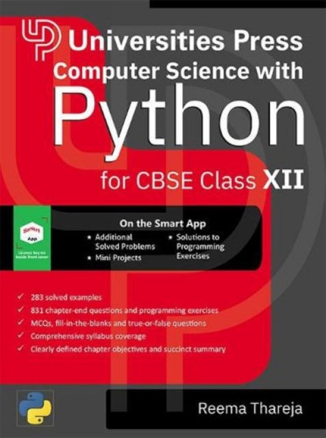 Book cover of: Computer Science with Python for CBSE Class XII