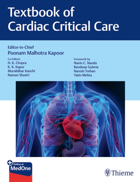 Book cover of: Textbook of Cardiac Critical Care. By: Poonam Kapoor