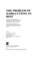 Book cover of: Problem of Dark-Cutting in Beef. By: D.E. Hood