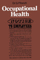 Book cover of: Occupational Health. By: G. Ffrench