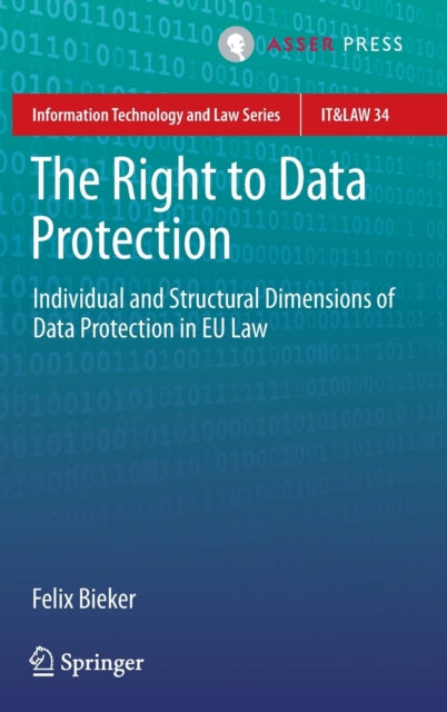 Book cover of: Right to Data Protection. By: Felix Bieker
