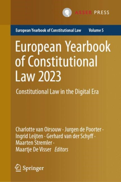 Book cover of: European Yearbook of Constitutional Law 2023. By: Charlotte van Oirsouw