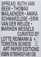 Book cover of: Spread: Ruth van Beek, Thomas Mailaender, Anika Schwarzlose, Erik van der Weijde, Mariken Wessels