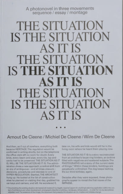 Book cover of: Situation As It Is. By: Michiel De Cleene
