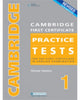 Book cover of: CAMBRIDGE FC PRACTICE TESTS 1REVIDED ED STUDENT BOOK. By: Nicholas Stephens