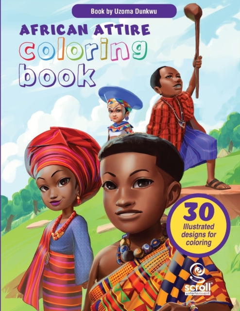 Book cover of: African Attire Coloring Book