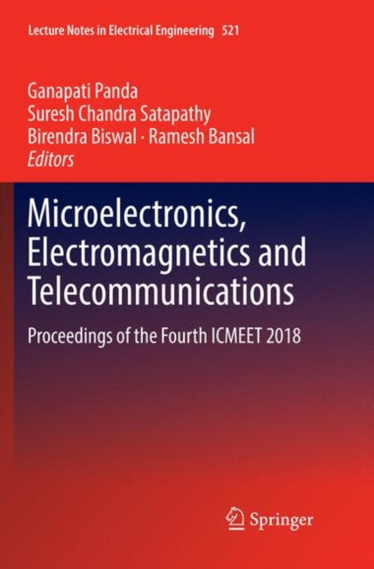 Book cover of: Microelectronics, Electromagnetics and Telecommunications. By: Ganapati Panda