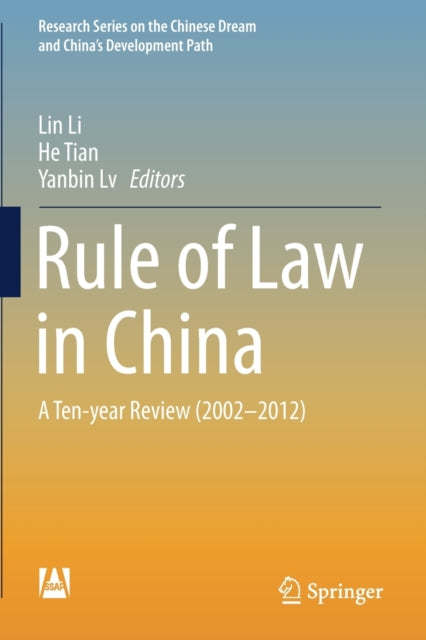 Book cover of: Rule of Law in China. By: Lin Li