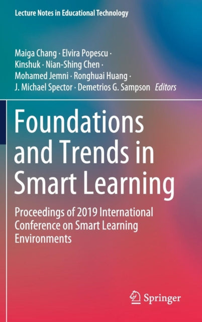 Book cover of: Foundations and Trends in Smart Learning. By: Maiga Chang