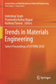Book cover of: Trends in Materials Engineering. By: Inderdeep Singh