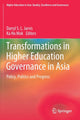 Book cover of: Transformations in Higher Education Governance in Asia. By: Darryl S. L. Jarvis