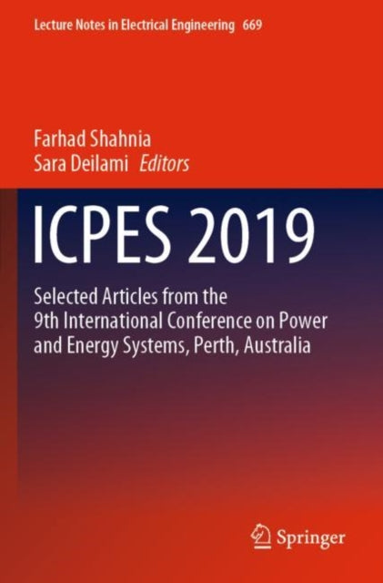 Book cover of: ICPES 2019. By: Farhad Shahnia