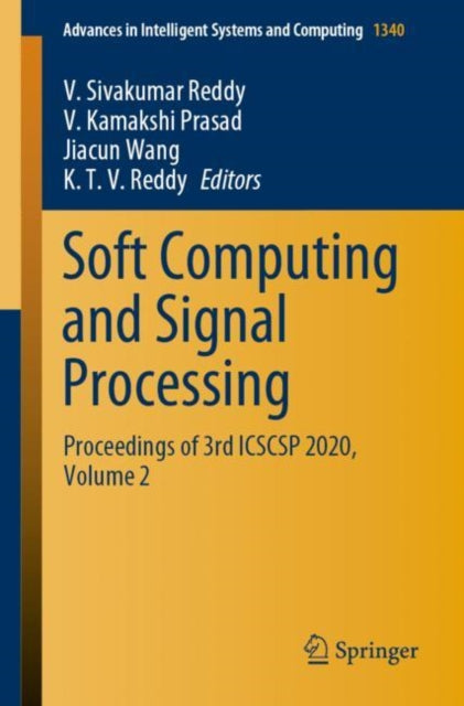 Book cover of: Soft Computing and Signal Processing. By: V. Sivakumar Reddy