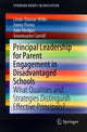 Book cover of: Principal Leadership for Parent Engagement in Disadvantaged Schools. By: Linda-Dianne Willis