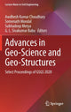 Book cover of: Advances in Geo-Science and Geo-Structures. By: Awdhesh Kumar Choudhary