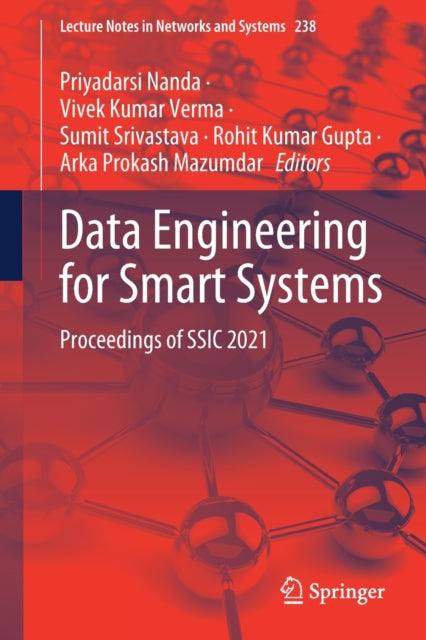 Book cover of: Data Engineering for Smart Systems. By: Priyadarsi Nanda