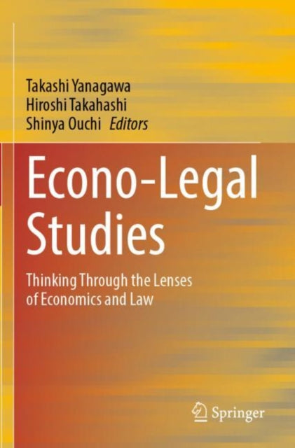 Book cover of: Econo-Legal Studies. By: Takashi Yanagawa