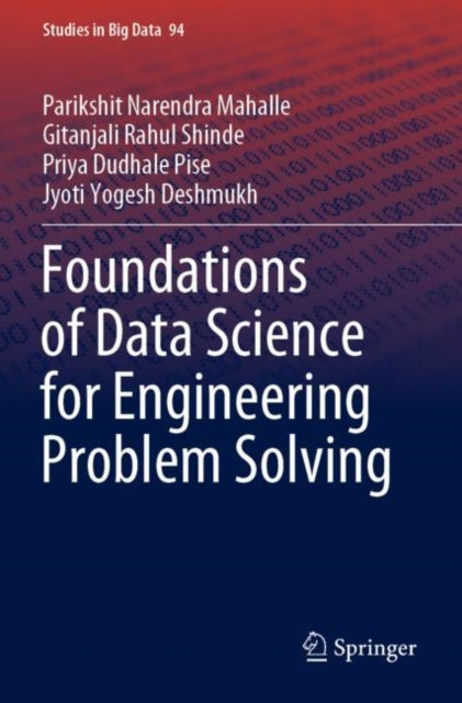 Book cover of: Foundations of Data Science for Engineering Problem Solving. By: Parikshit Narendra Mahalle