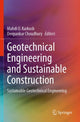 Book cover of: Geotechnical Engineering and Sustainable Construction. By: Mahdi O. Karkush
