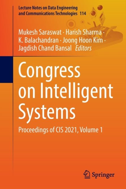 Book cover of: Congress on Intelligent Systems. By: Mukesh Saraswat