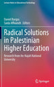 Book cover of: Radical Solutions in Palestinian Higher Education. By: Daniel Burgos