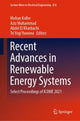 Book cover of: Recent Advances in Renewable Energy Systems. By: Mohan Kolhe