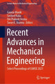 Book cover of: Recent Advances in Mechanical Engineering. By: Gaurav Manik