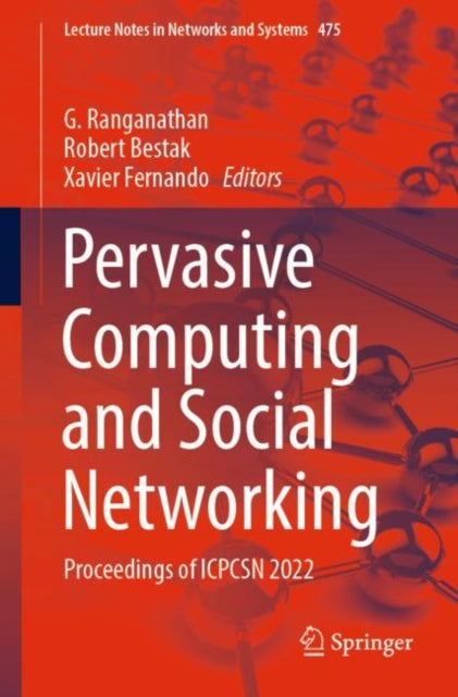 Book cover of: Pervasive Computing and Social Networking. By: G. Ranganathan