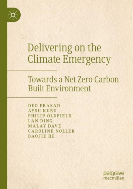 Book cover of: Delivering on the Climate Emergency. By: Deo Prasad