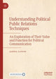 Book cover of: Understanding Political Public Relations Techniques. By: Albina Gayoso