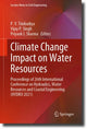 Book cover of: Climate Change Impact on Water Resources. By: P. V. Timbadiya